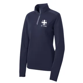 St. Luke Ladies Sport-Wick Textured 1/4-Zip Pullover