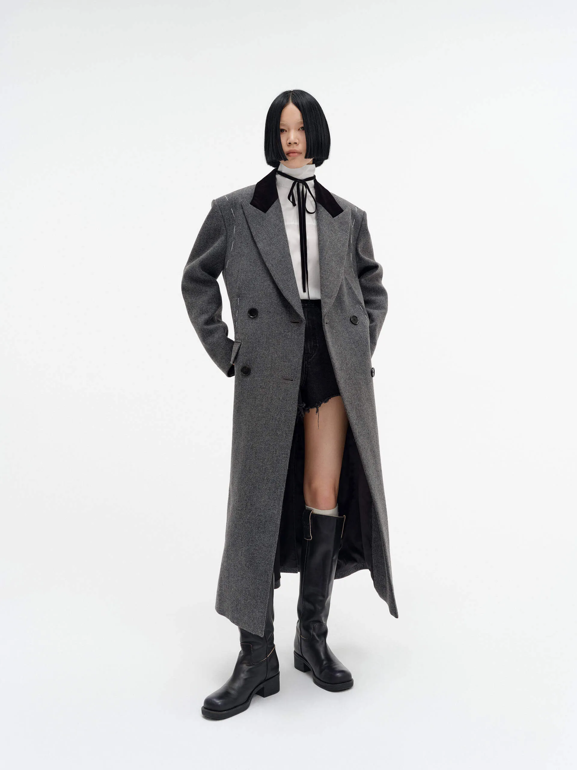 Straight Cut Wool Overcoat