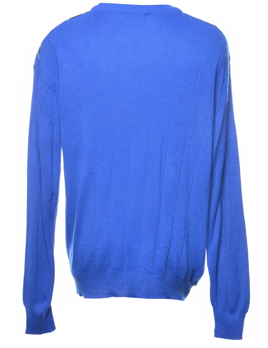 Striped Blue Jumper - XL