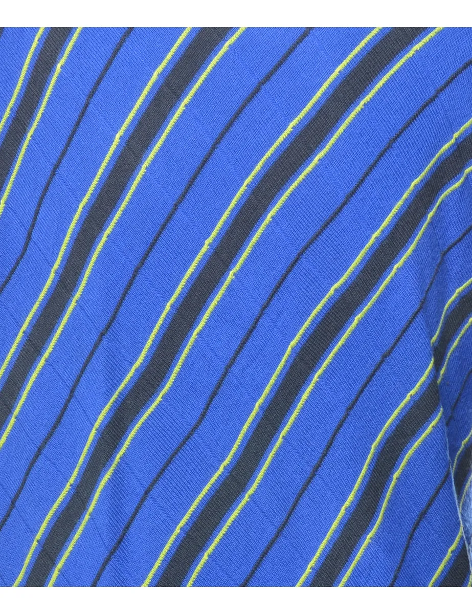 Striped Blue Jumper - XL