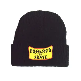 Suicidal Skates Possessed To Skate Patch Beanie - Black