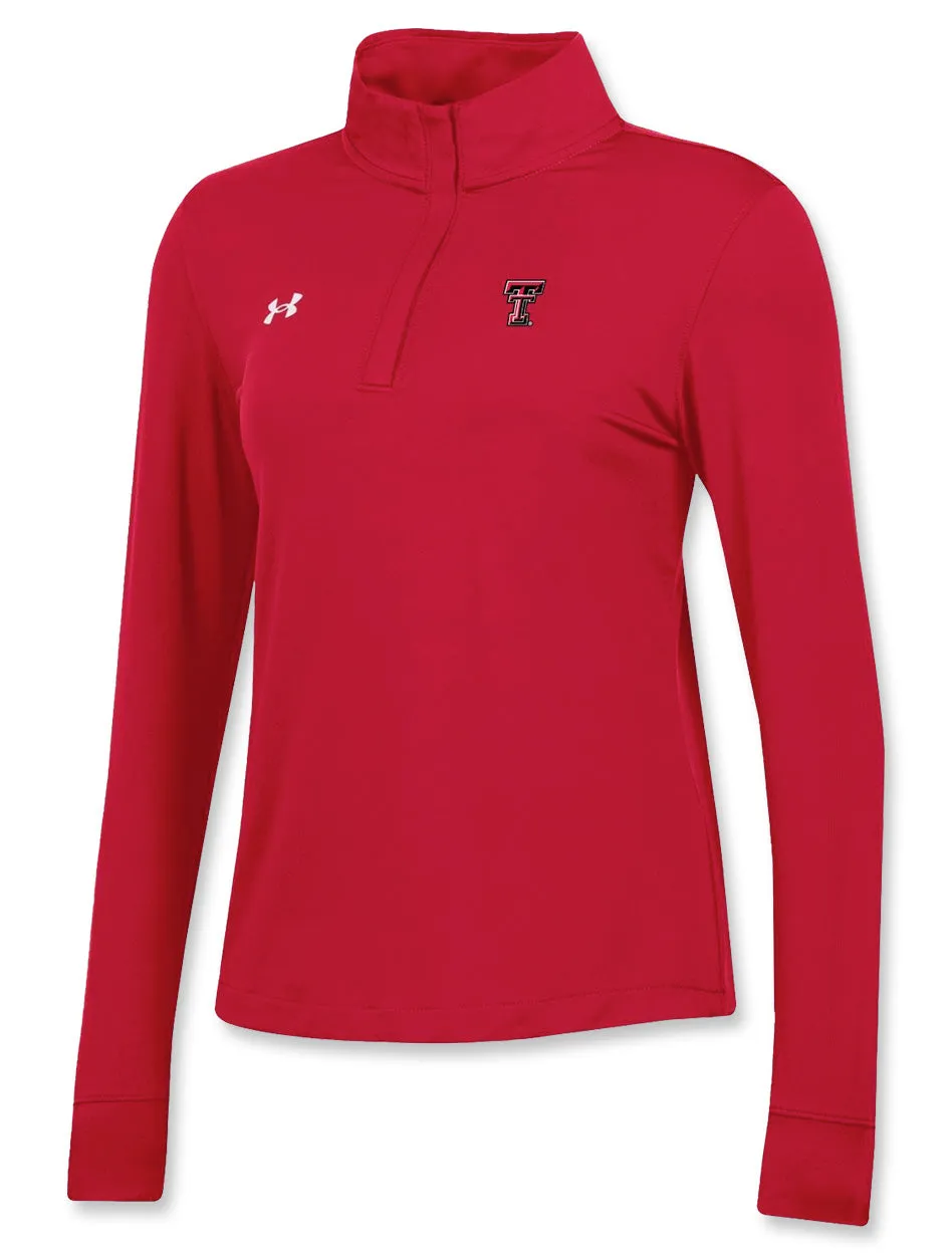 *Texas Tech Under Armour Sideline 2023 Playoff WOMEN'S Quarter Zip Pullover