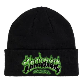 Thrasher - Airbrush Patch Beanie Black