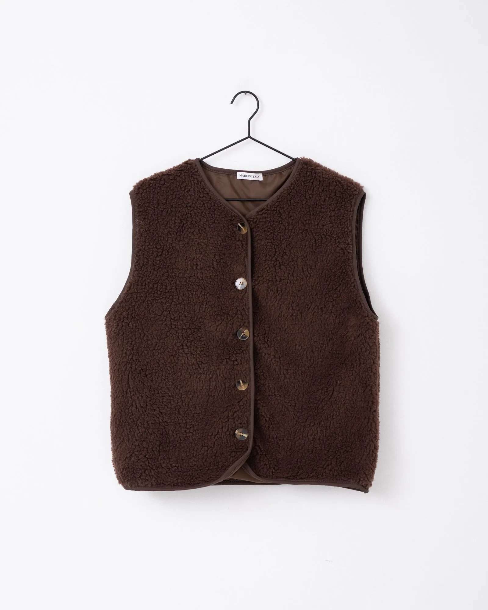 TILTIL Coco Gilet Teddy Brown One Size