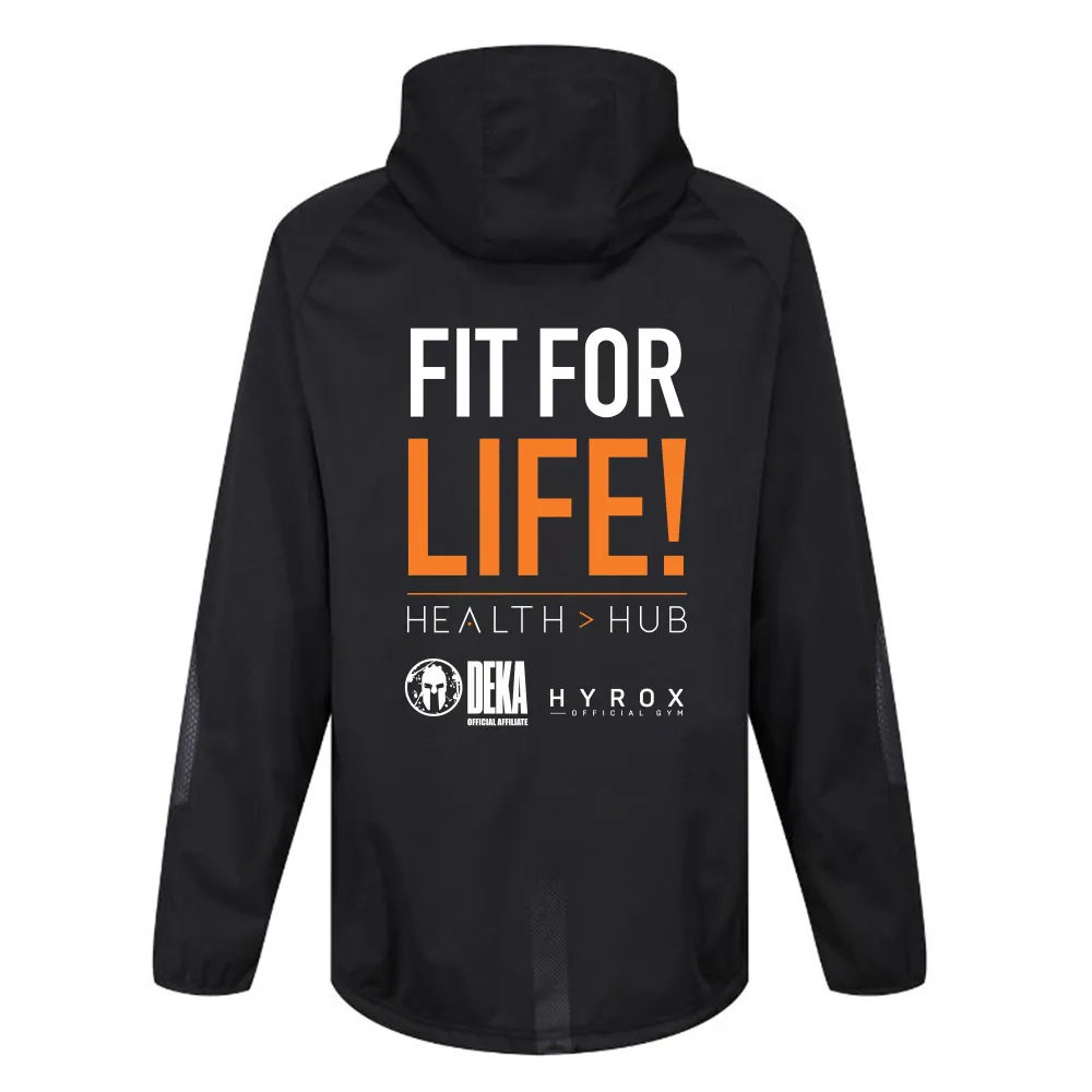 Tri Fitness Hooded Softshell - Black