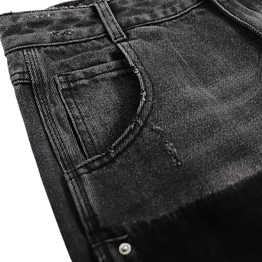 Two tone dark wash carpenter jean