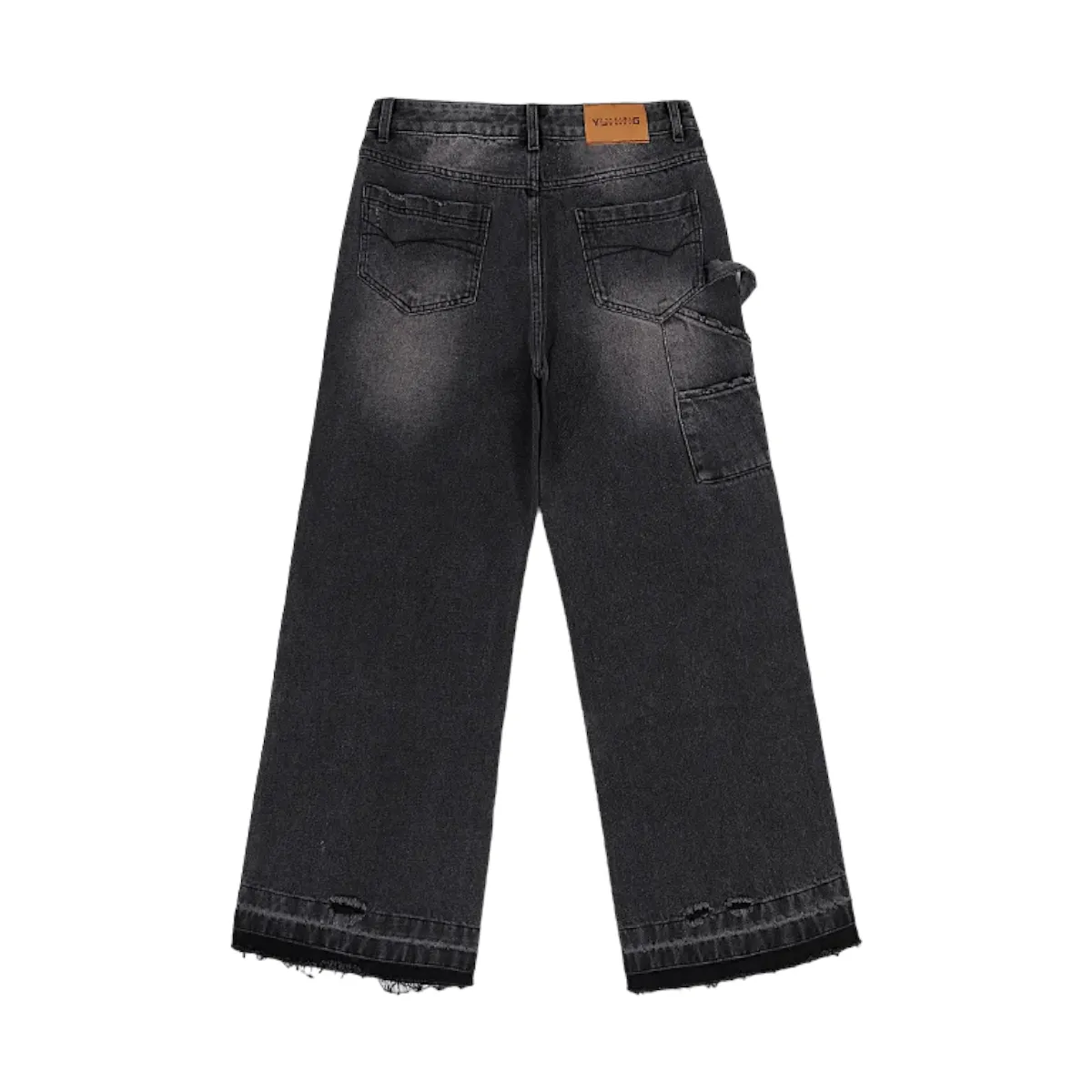 Two tone dark wash carpenter jean