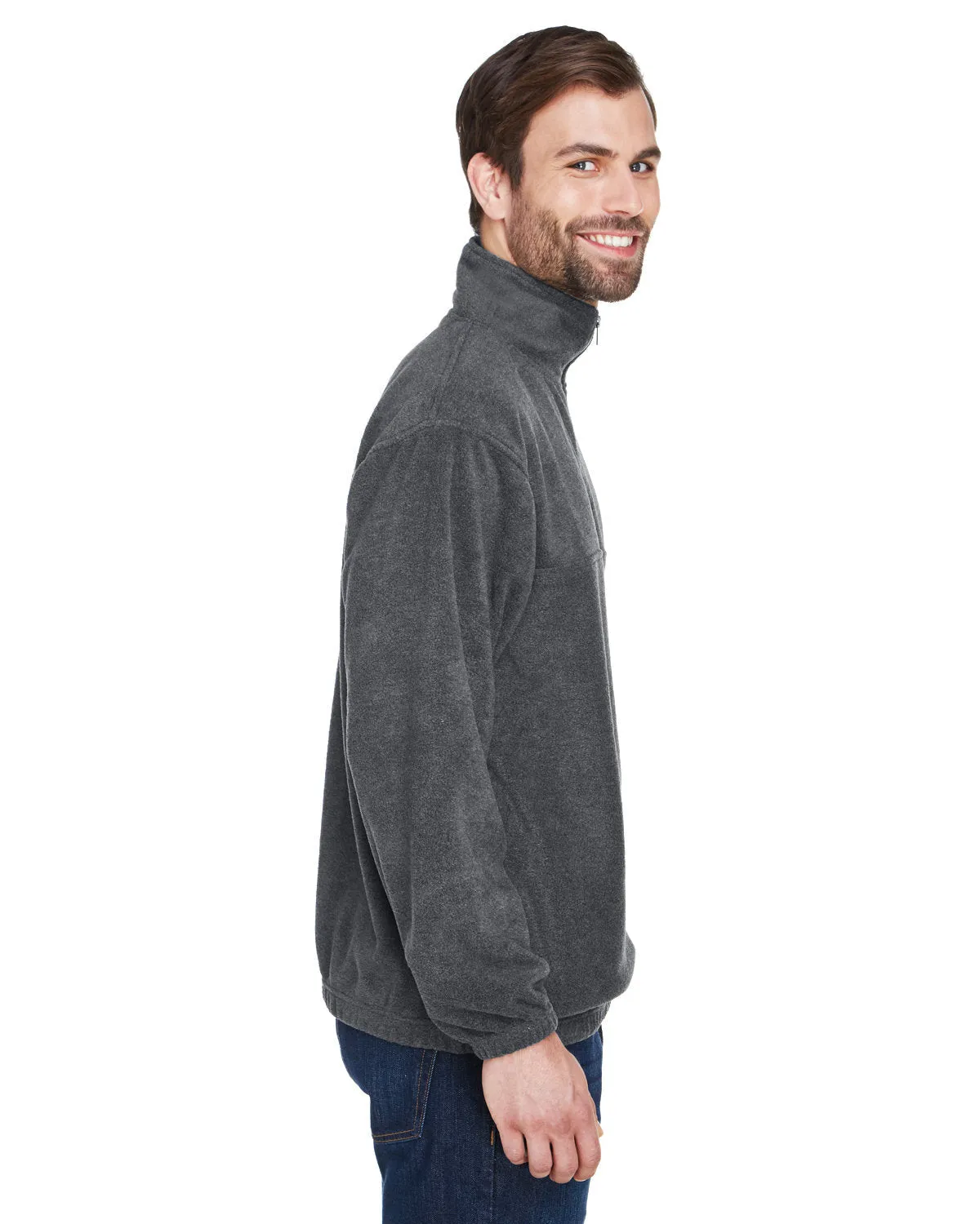 UltraClub Iceberg Fleece Quarter-Zip Pullover