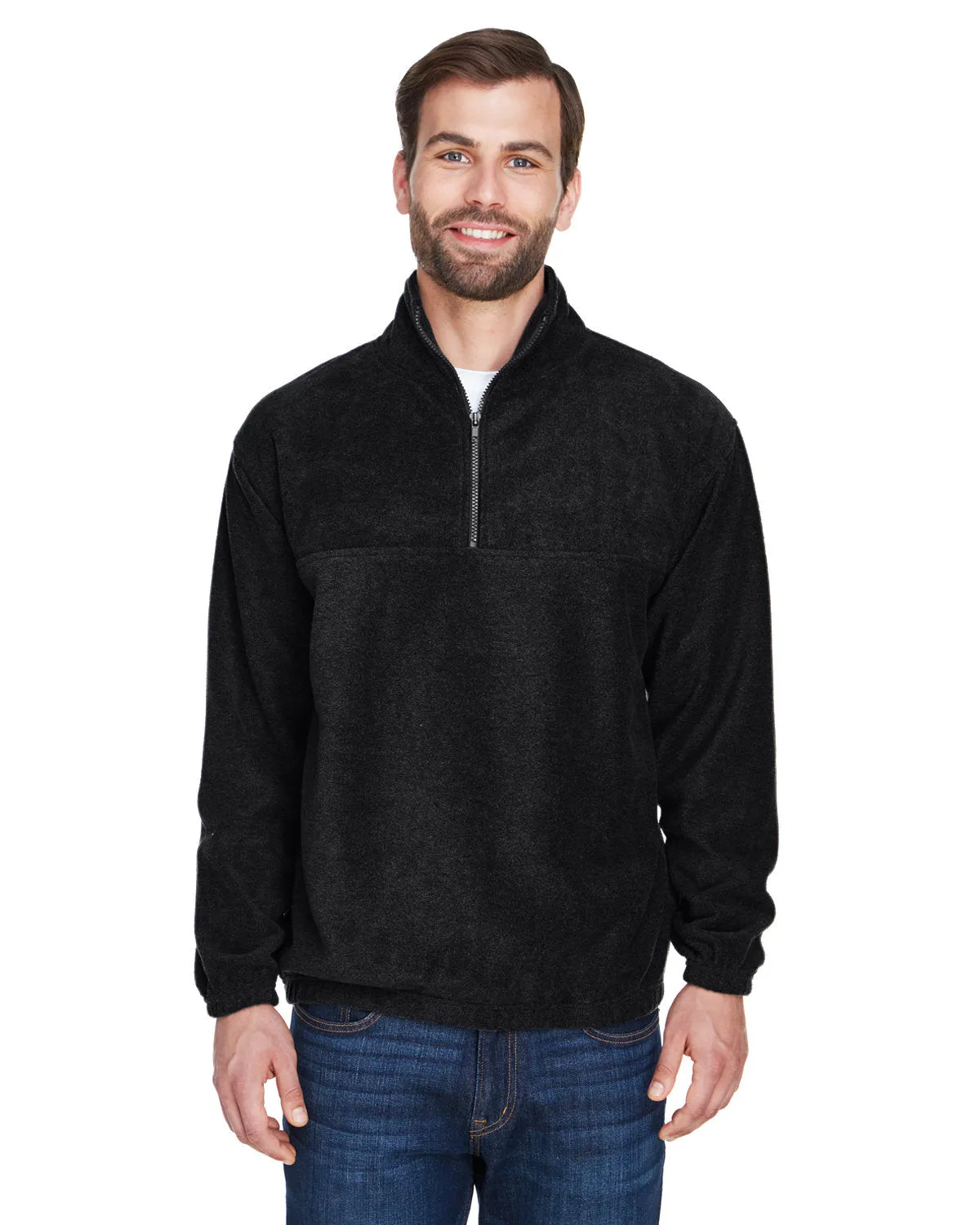 UltraClub Iceberg Fleece Quarter-Zip Pullover