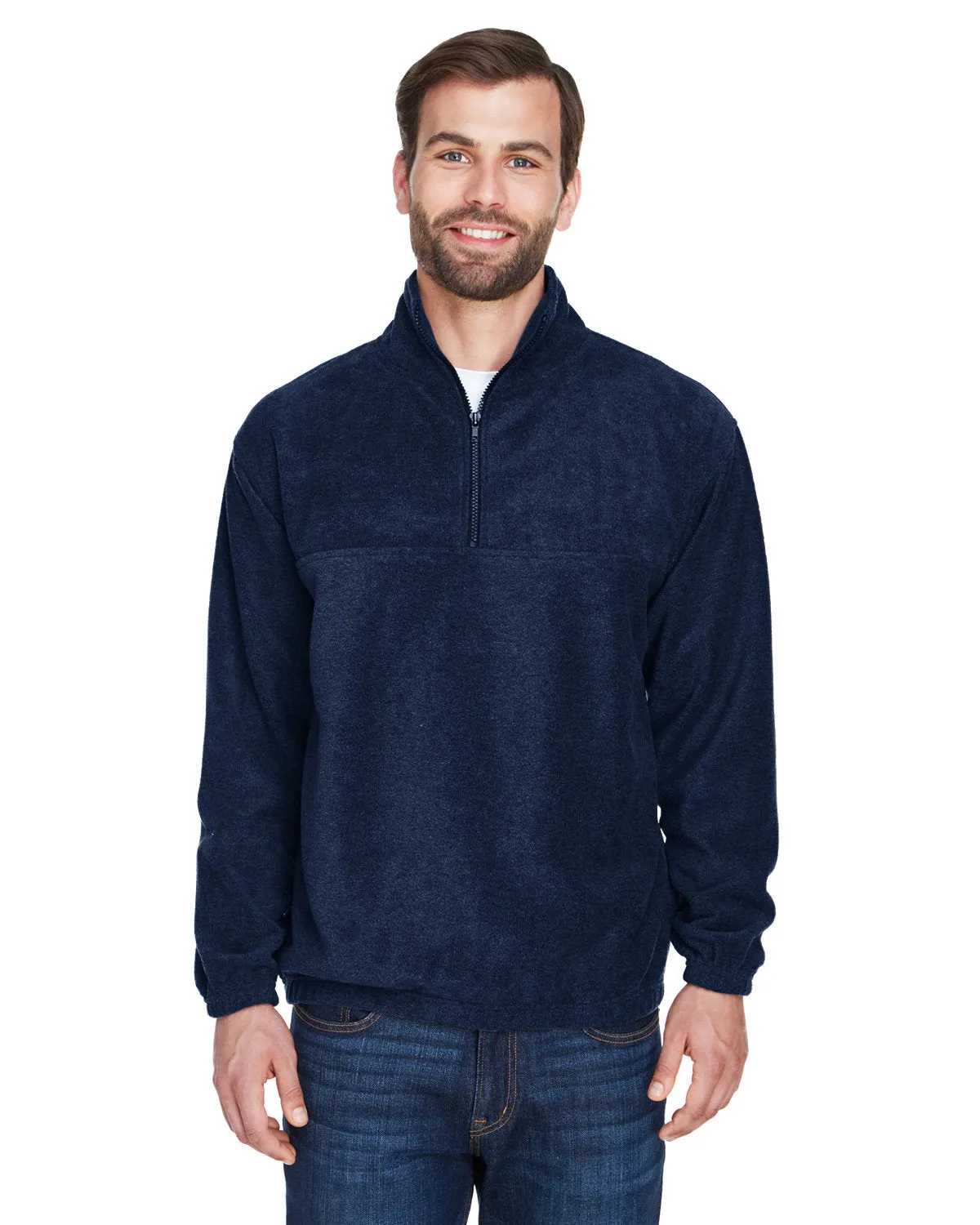 UltraClub Iceberg Fleece Quarter-Zip Pullover