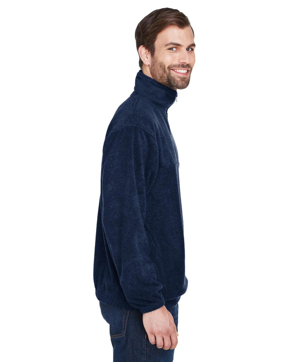 UltraClub Iceberg Fleece Quarter-Zip Pullover