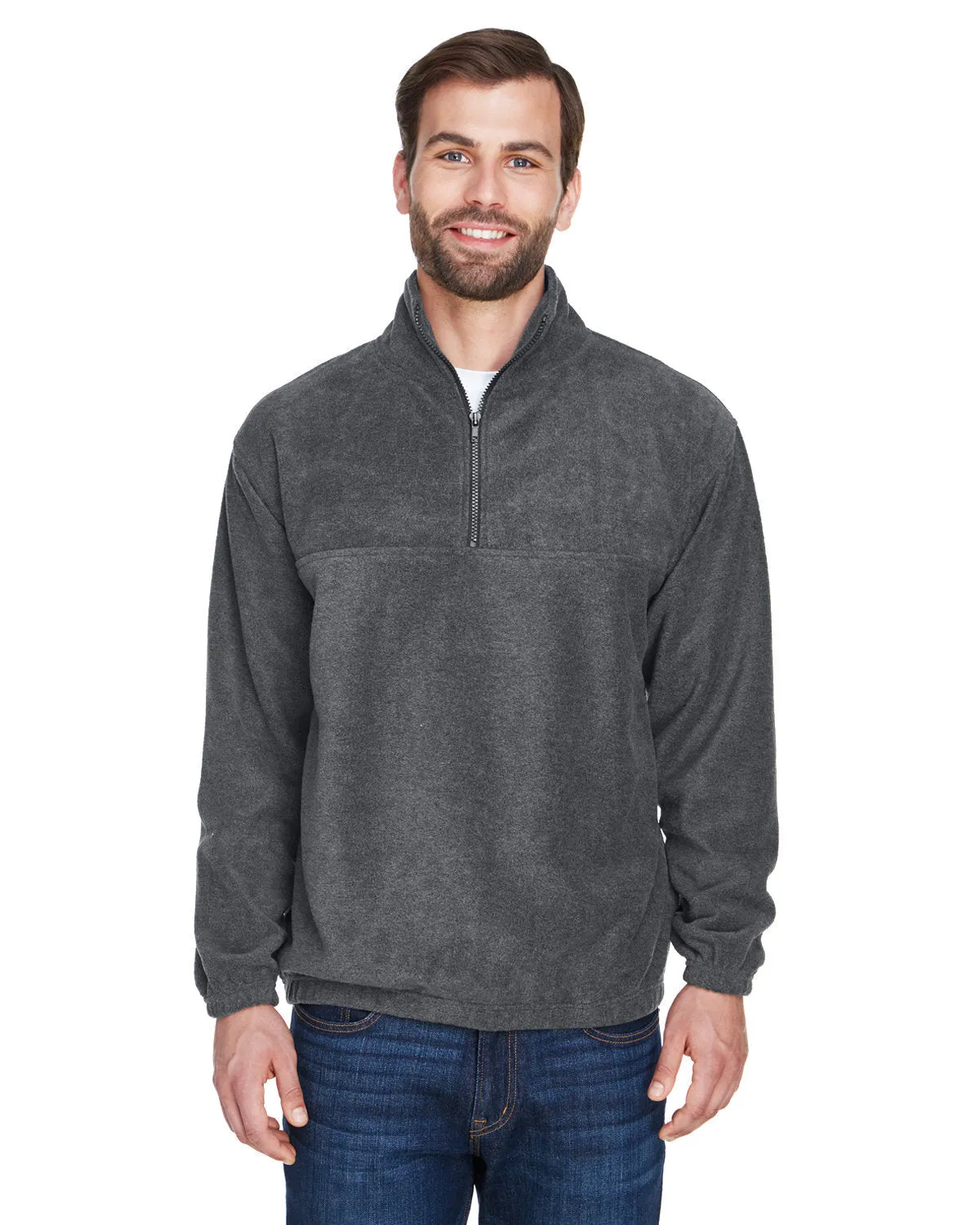 UltraClub Iceberg Fleece Quarter-Zip Pullover