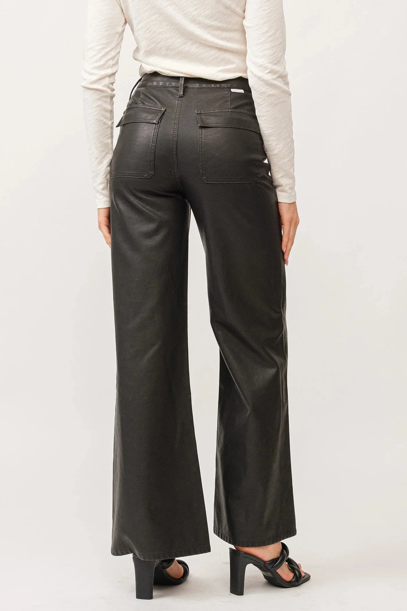 Vegan Leather Fiona Pant