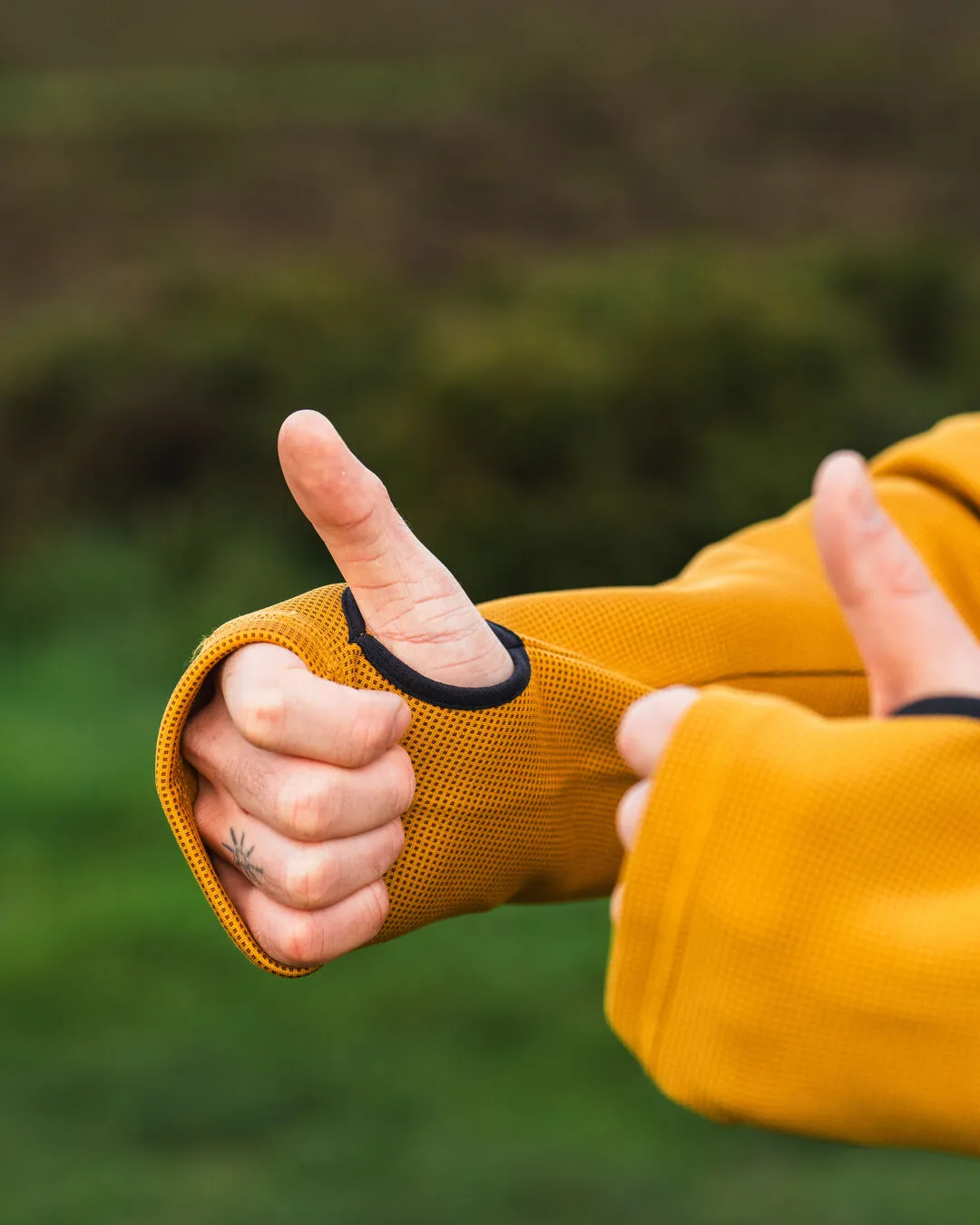 Vertical Full Zip Hooded Recycled Fleece - Dusty Ochre