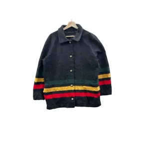 Vintage 1998 County Clothing Co Rasta Flannel Fleece Jacket