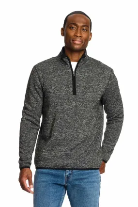 Weatherproof Vintage Sherpa Quarter Zip Pullover for Men in Meteorite | F2421150GK-METEORITE