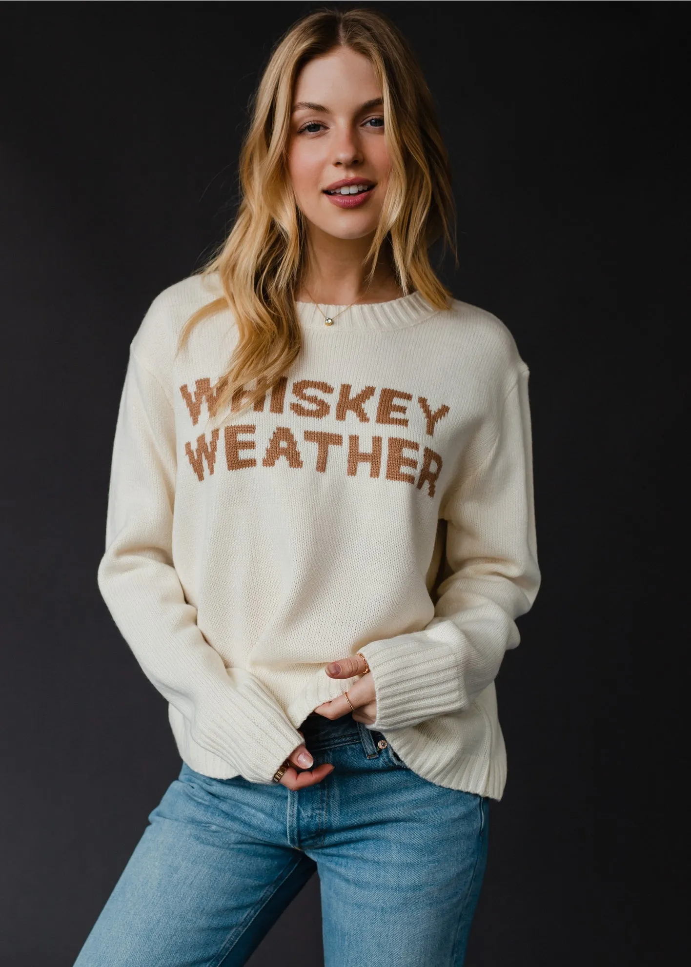 Whiskey Weather Sweater - Ivory