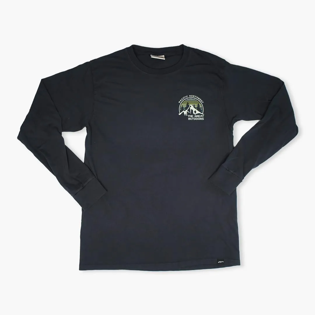 Wild Side Black Seattle Long Sleeve T-Shirt