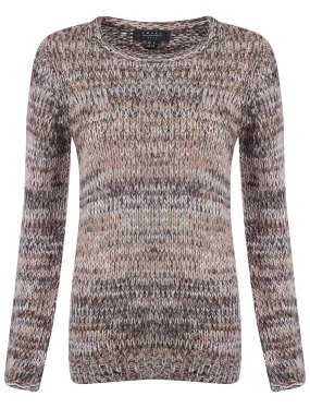 Womens Amara Reya Orchid Jumper in Mocha Mousse