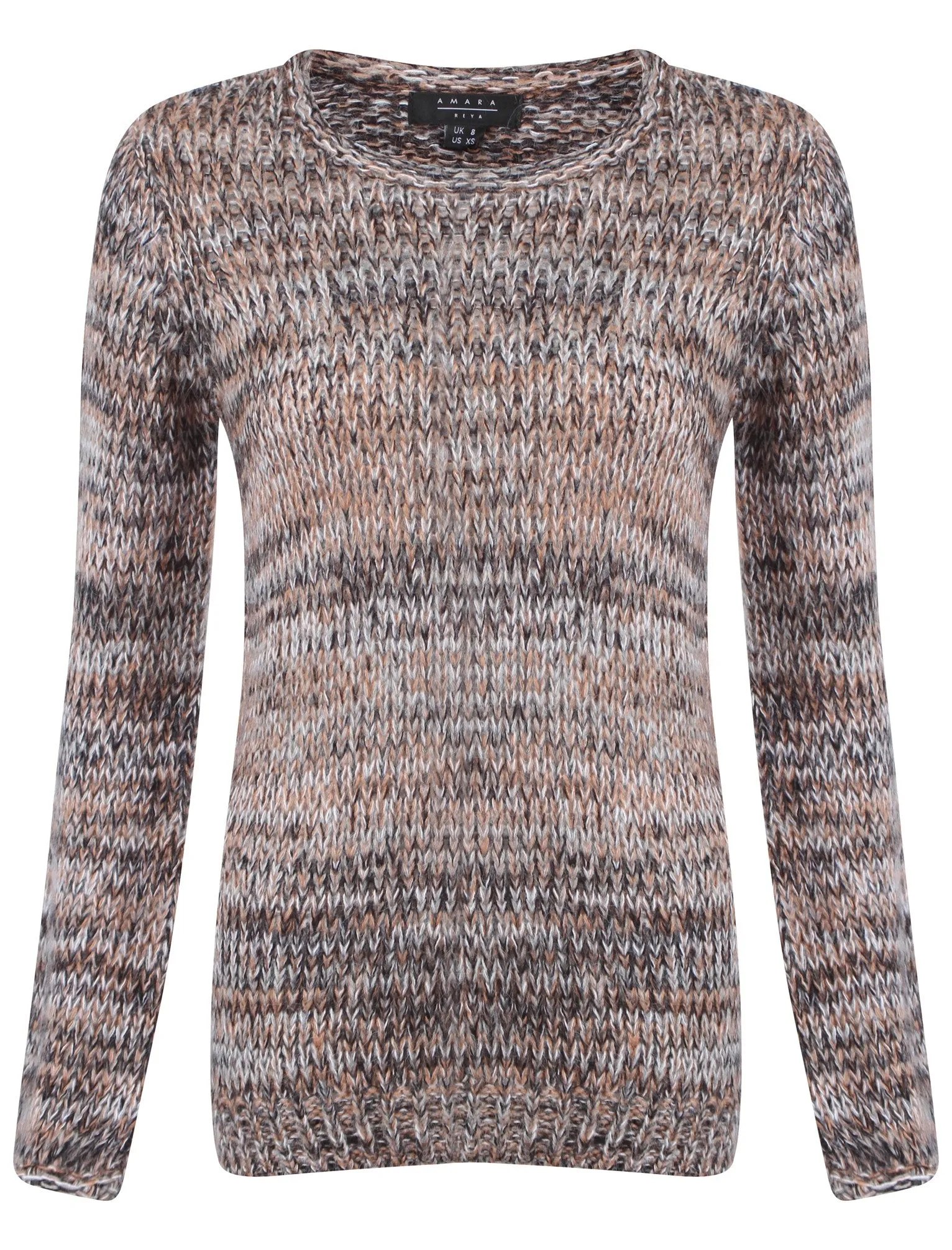 Womens Amara Reya Orchid Jumper in Mocha Mousse