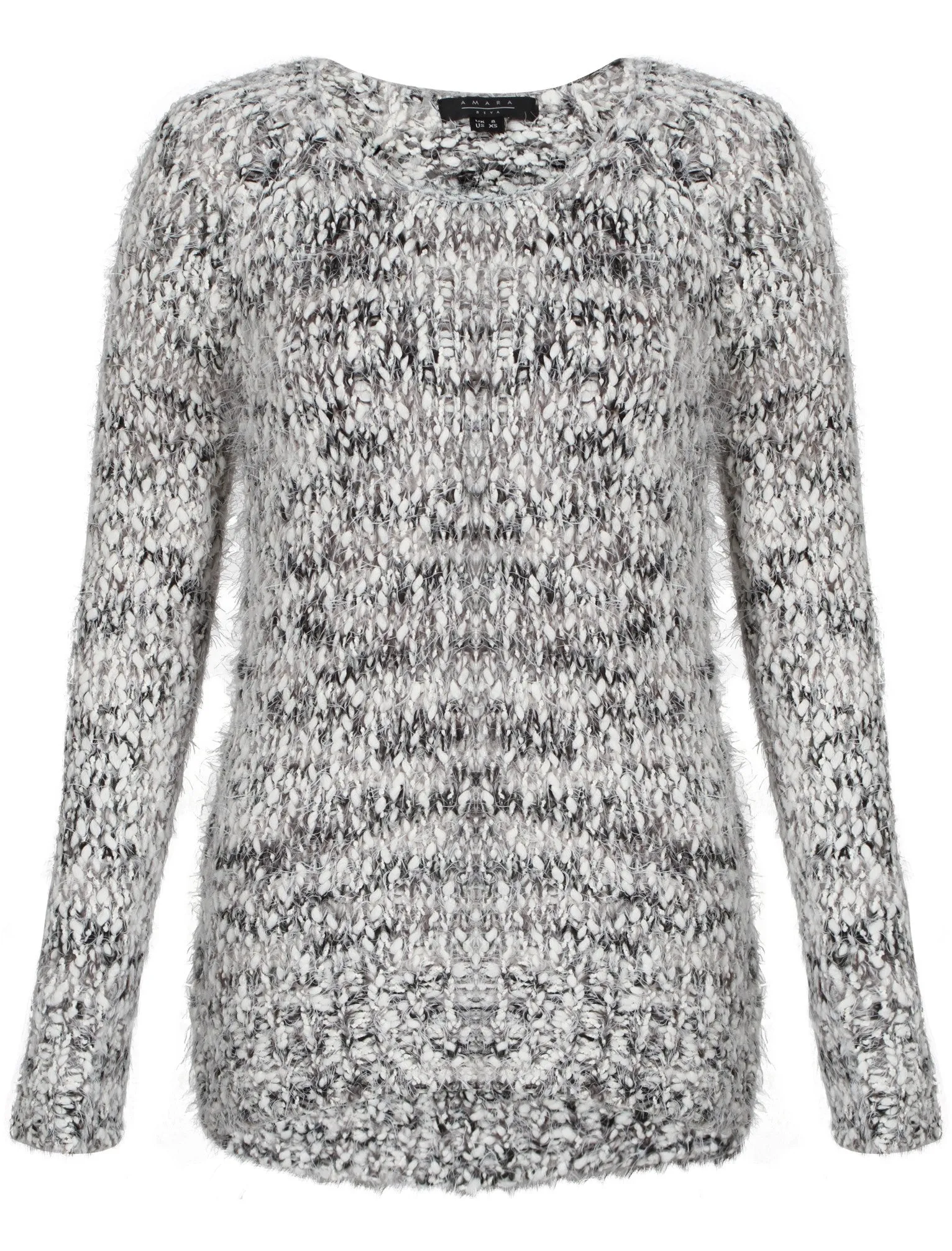 Womens Amara Reya Quaking Grass Black & Grey  Jumper