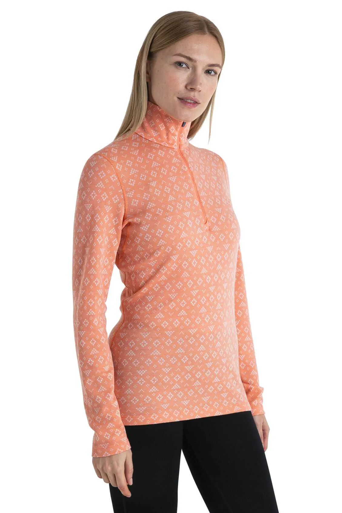 Womens Merino 260 Vertex LS Half Zip Thermal Top First Snow