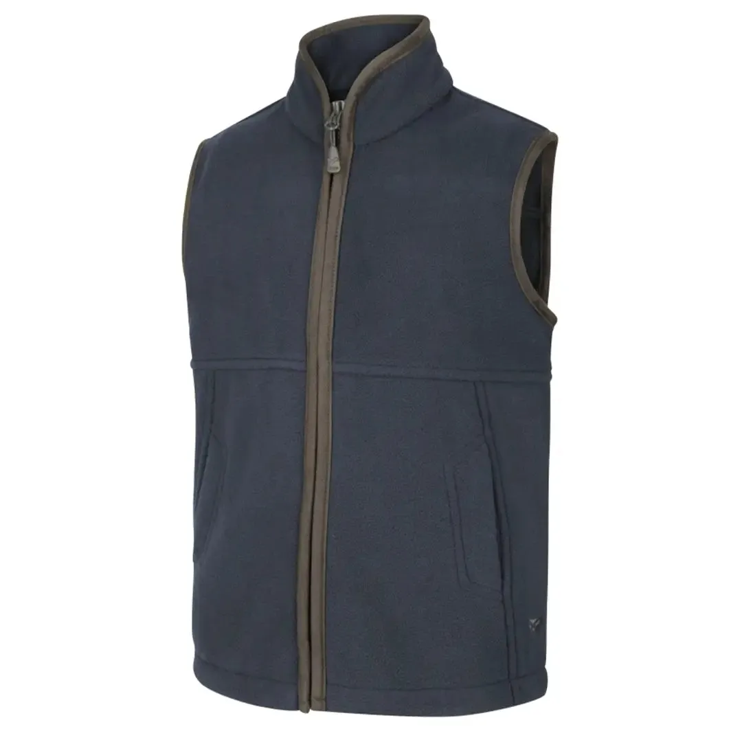 Woodhall Junior Fleece Gilet - Navy by Hoggs of Fife