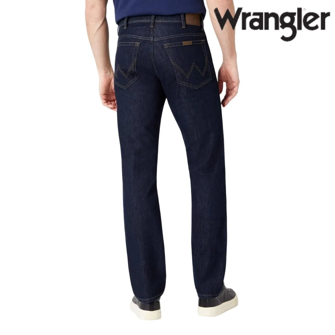 Wrangler Durable Basic Regular Fit Medium Stretch in Rinsewash