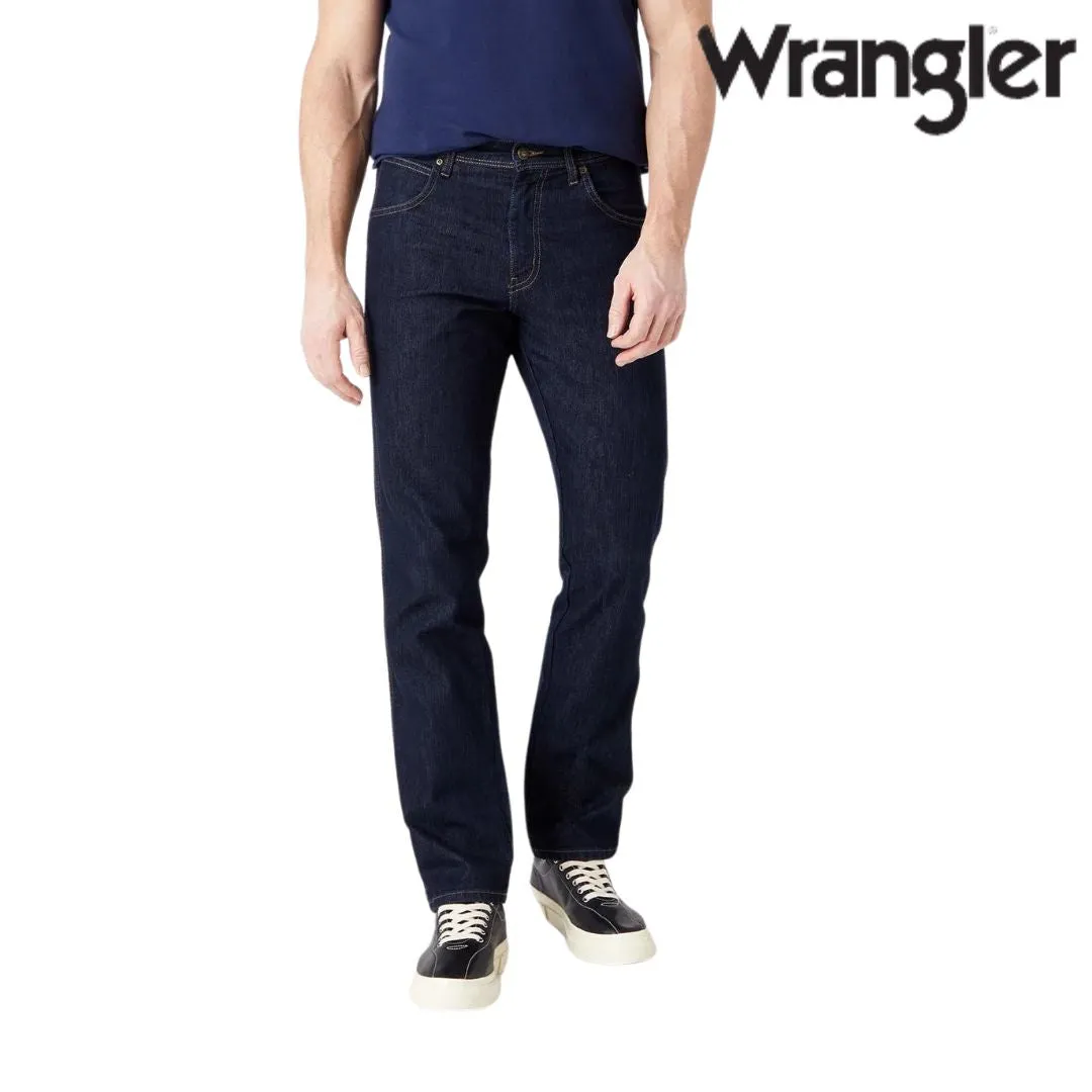 Wrangler Durable Basic Regular Fit Medium Stretch in Rinsewash