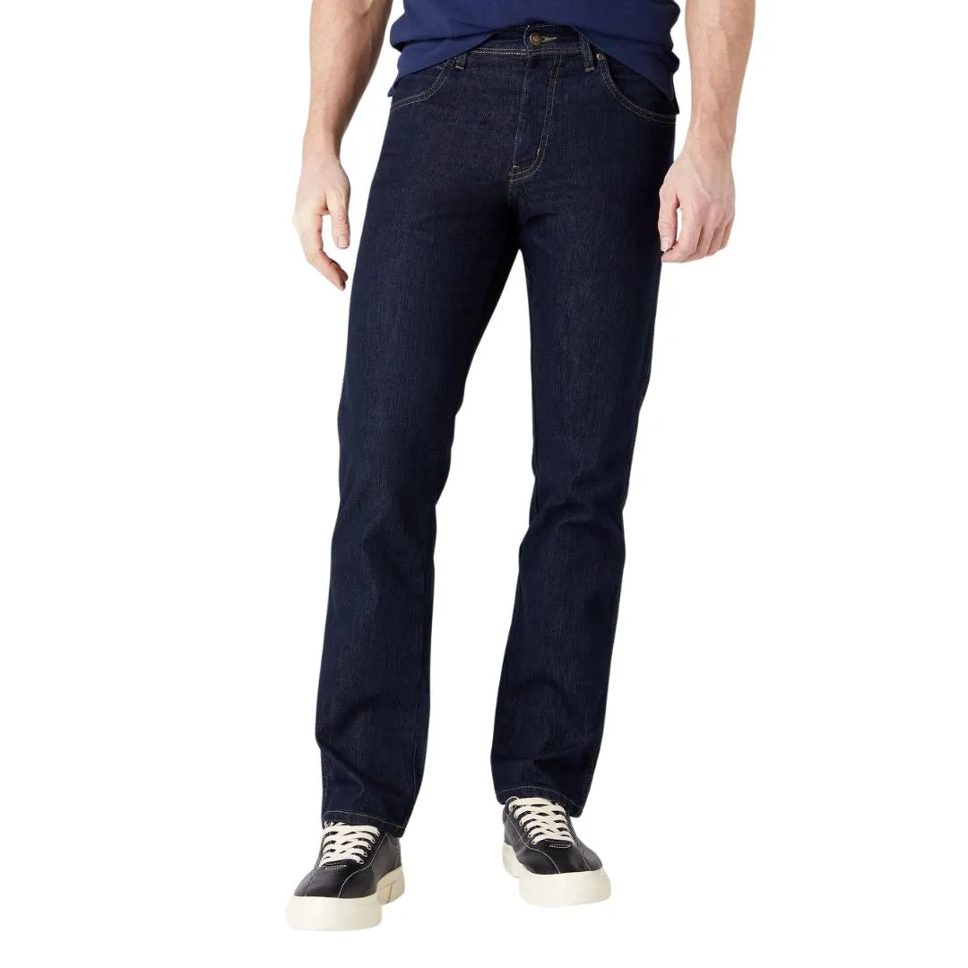 Wrangler Durable Basic Regular Fit Medium Stretch in Rinsewash